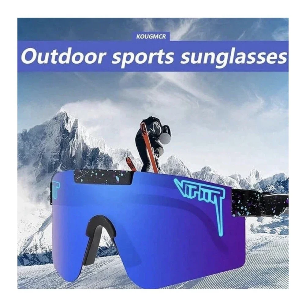 Pit Viper The Night Fall Polarized Sunglasses Black Frames Purple Lenses